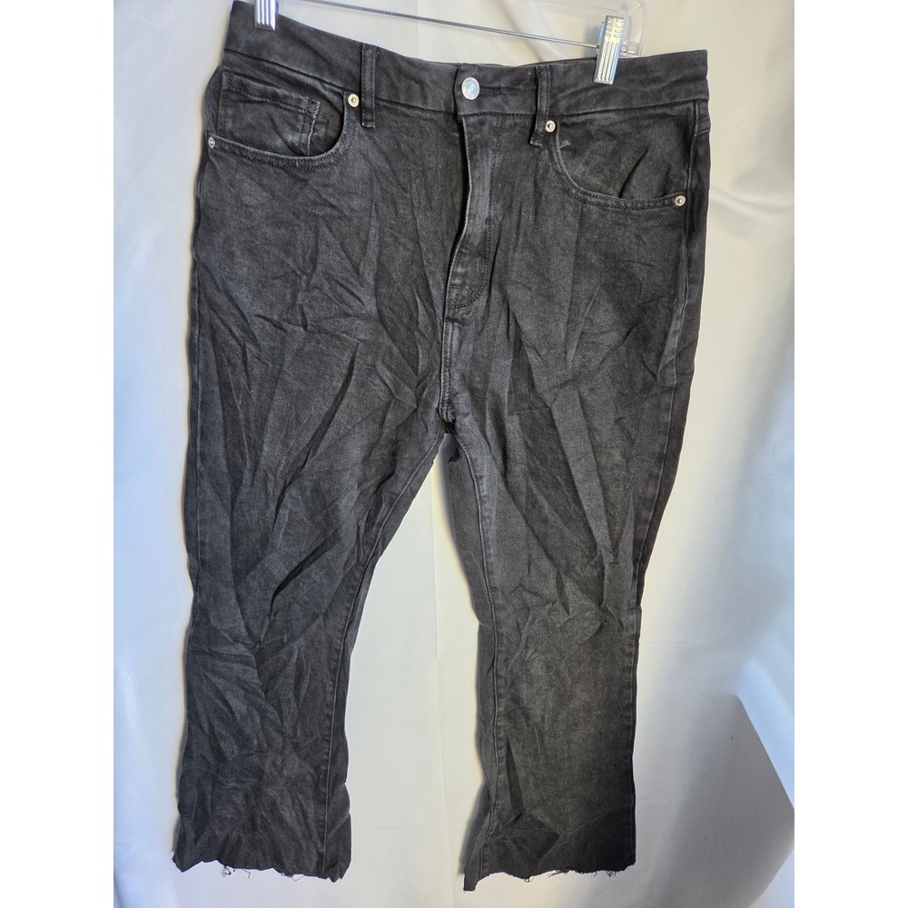 Forever 21 Premium Jeans Mens  Gray Dark Wash Straight Mid Rise Straight